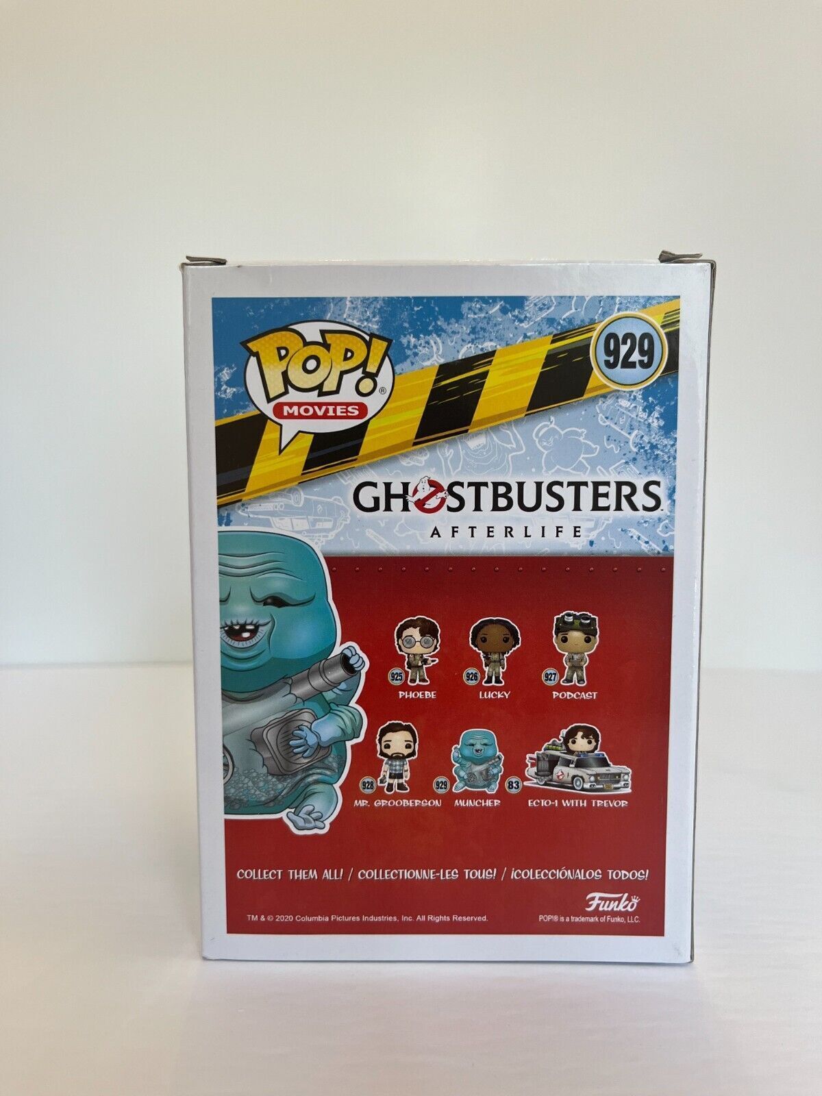 Funko Pop Ghostbusters Muncher autographié par Josh Gad et certifié JSA avec preuve