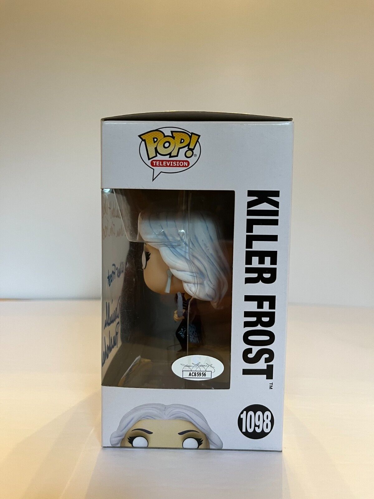 Funko Pop Killer Frost Flash autographié par Danielle Panabaker JSA Cert