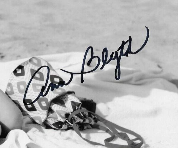 Signed Ann Blyth Autographed Original 8x10 Photo #1 Original