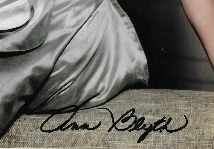 Photo originale autographiée de l'actrice Ann Blyth 8x10 #2