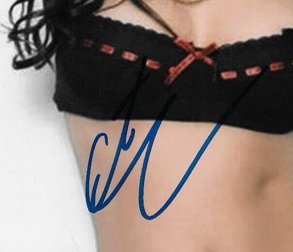 Signed Christa Campbell Actress Autographed Original 8x10 Photo #2 Original