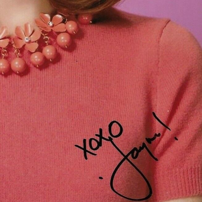 Signed Jayma Mayes Actress Glee Smurfs Autographed 8x10 Photo #1 Original