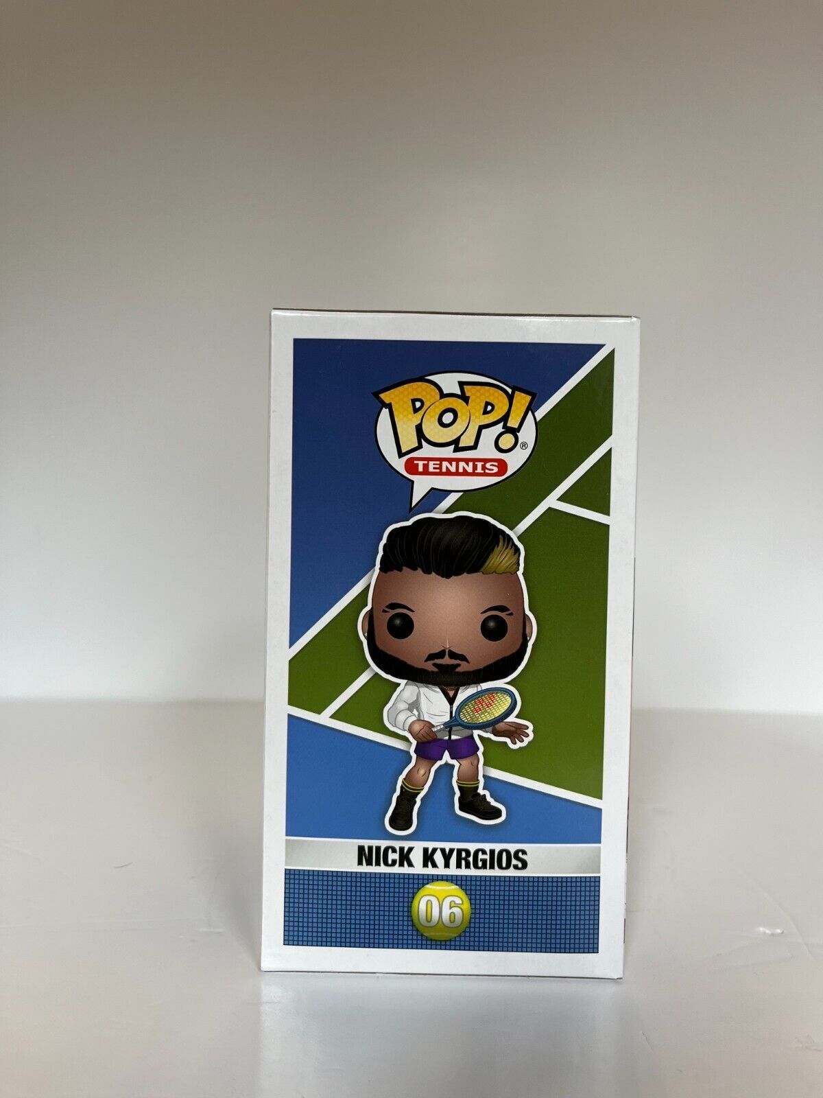 Funko Pop Tennis autographié par Nick Kyrgios, certificat JSA