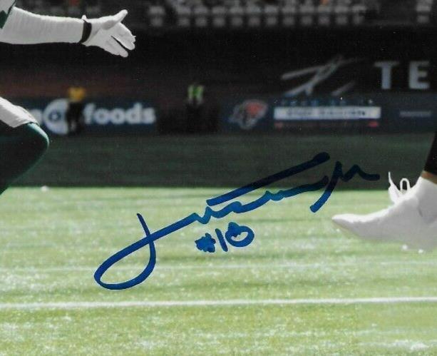 Signed Justin McInnis BC Lions Autographed 8x10 Photo #2 Original