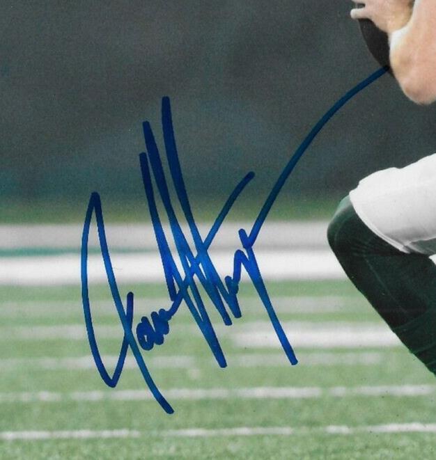 Photo originale signée James Morgan des Alouettes de Montréal et des Jets de New York 8x10 #1