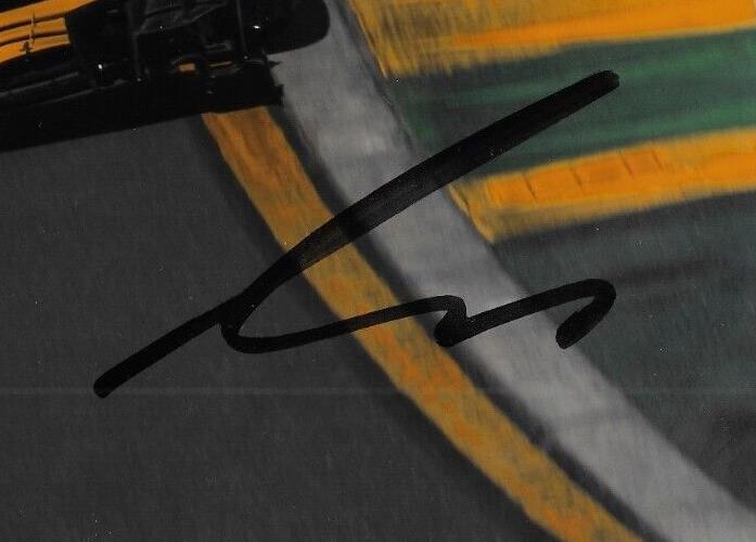 Photo 8x10 signée Nico Hulkenberg Formule 1 Renault Racing #6 Original