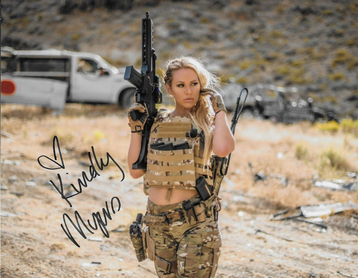 Signed Kindly Myers Model Playboy Autographed 8x10 Photo #6 Original