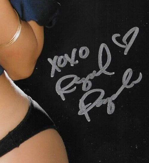 Signed Raquel Pomplun Model Playboy Autographed 8x10 Photo #4 Original