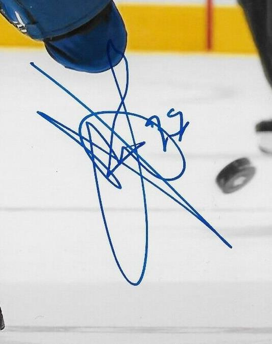 Signed Timothy Liljegren Toronto Maple Leafs Autographed 8x10 Photo #1 Original