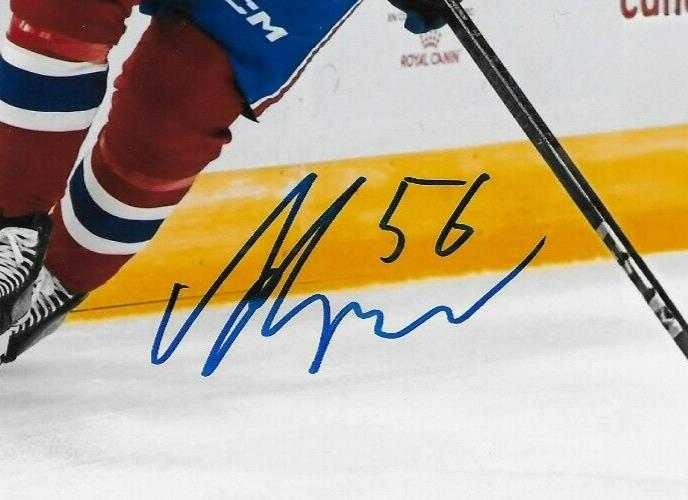 Signed Adam Engstrom Montreal Canadiens Autographed 8x10 Photo #1 Original