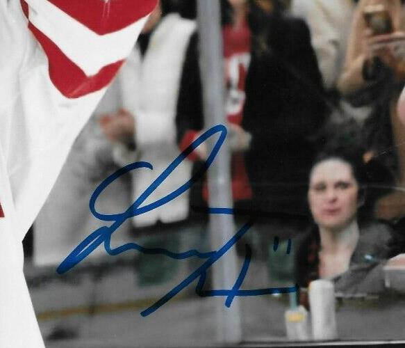 Signed Montreal Canadiens Luke Tuch Boston University 8x10 Photo #3 Original