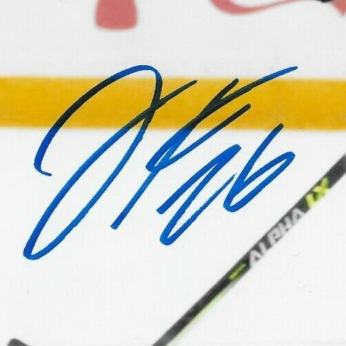 Signed John Farinacci Boston Bruins Autographed 8x10 Photo #1 Original
