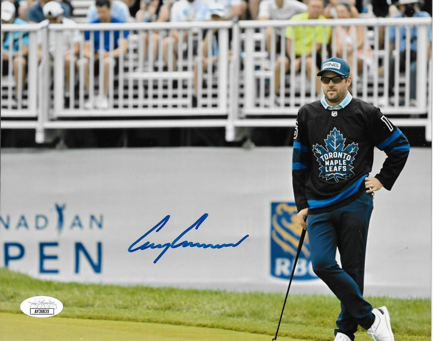 Photo autographiée 8x10 de Corey Connors PGA Golf n°1 avec authentification JSA