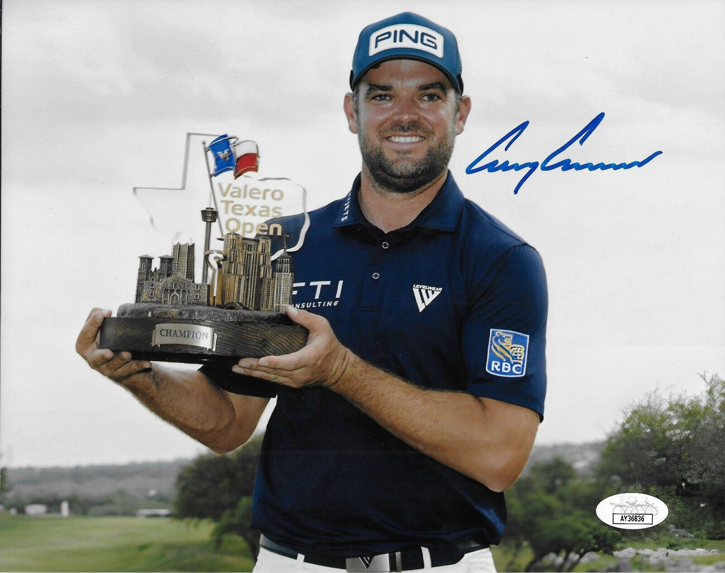 Photo autographiée 8x10 de Corey Connors PGA Golf n°2 avec authentification JSA