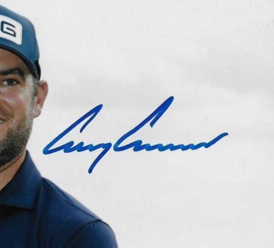 Photo autographiée 8x10 de Corey Connors PGA Golf n°2 avec authentification JSA