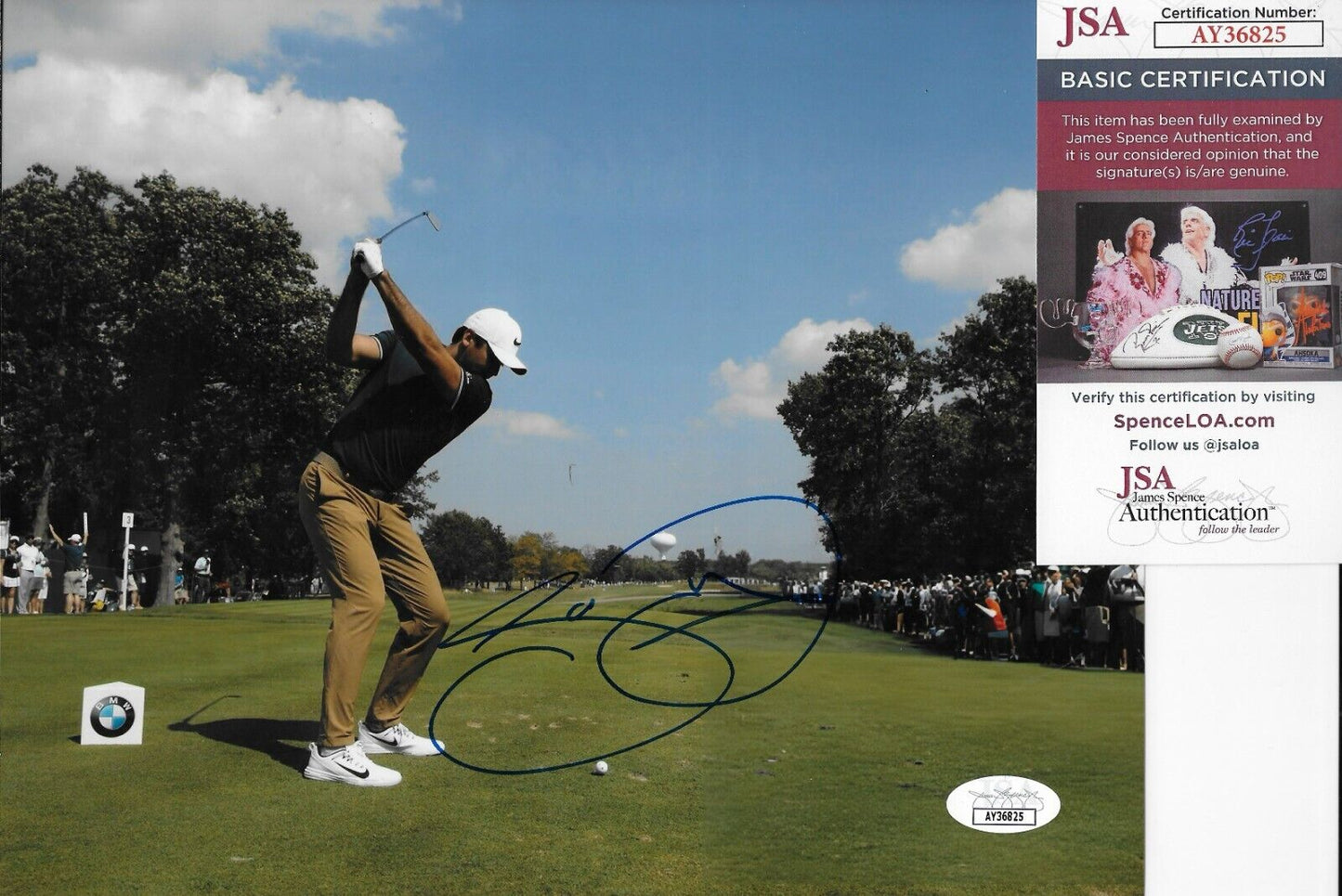 Signed Jason Day PGA Golf Autographed 8x10 Photo #5 with JSA Authentication