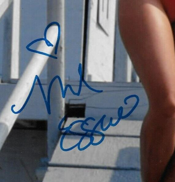 Photo dédicacée 8x10 de l'actrice Nicole Eggert, mannequin de Baywatch, n°7, originale