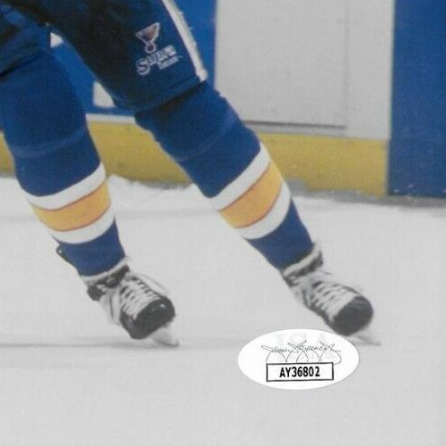 Signed Brendan Shanahan St. Louis Blues 8x10 Photo #3 with JSA Authentication