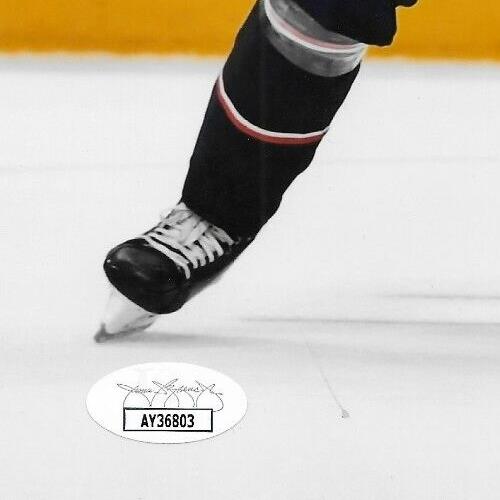 Photo n°1 signée Adam Fantilli des Blue Jackets de Columbus au format 8x10 avec authentification JSA