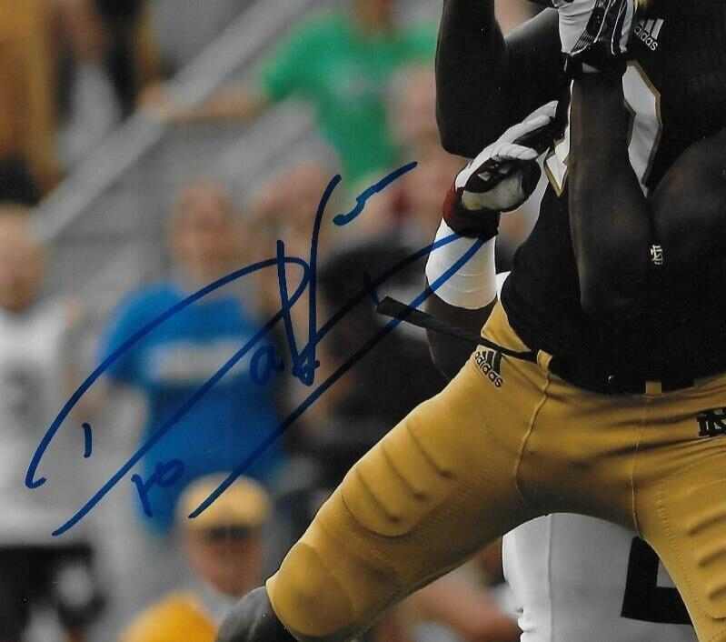 Signed DaVaris Daniels Notre Dame Irish Toronto Argonauts 8x10 Photo #3 Original