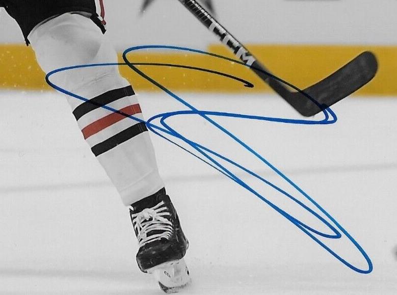 Signed Seth Jones Chicago Blackhawks Autographed 8x10 Photo #1 Original