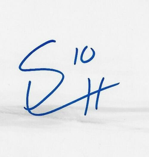 Signed Simon Holmstrom New York Islanders Autographed 8x10 Photo #1 Original