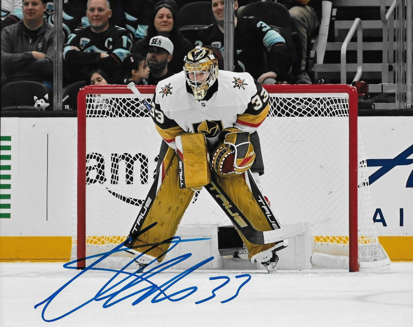 Signed Adin Hill Vegas Golden Knights Autographed 8x10 Photo #1 Original