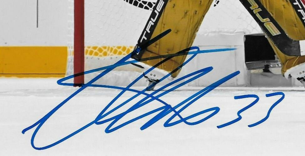 Signed Adin Hill Vegas Golden Knights Autographed 8x10 Photo #1 Original