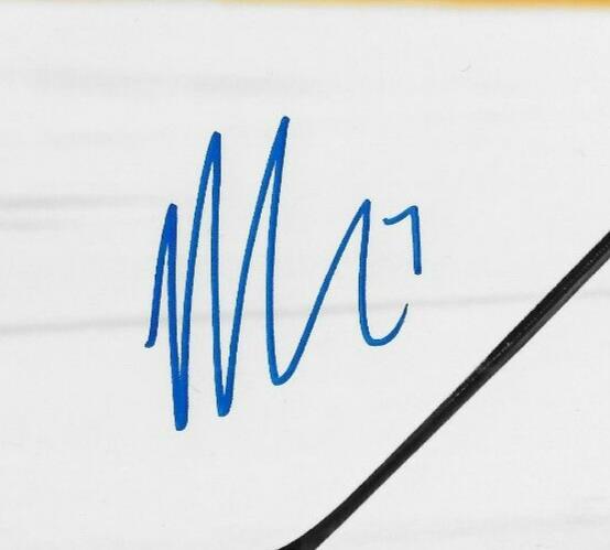 Photo autographiée 8x10 signée Michael Kesselring du Utah Hockey Club #1 Original