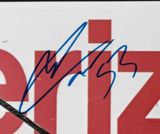 Signed Michael Carcone Utah Hockey Club Autographed 8x10 Photo #1 Original