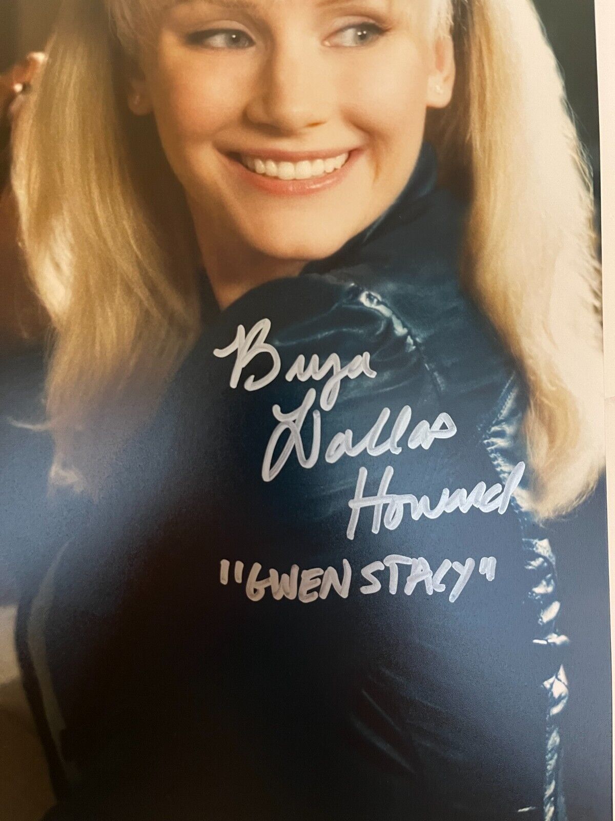 Signed Bryce Dallas Howard Actress Spiderman 11x14 Photo JSA Gwen Stacey 2