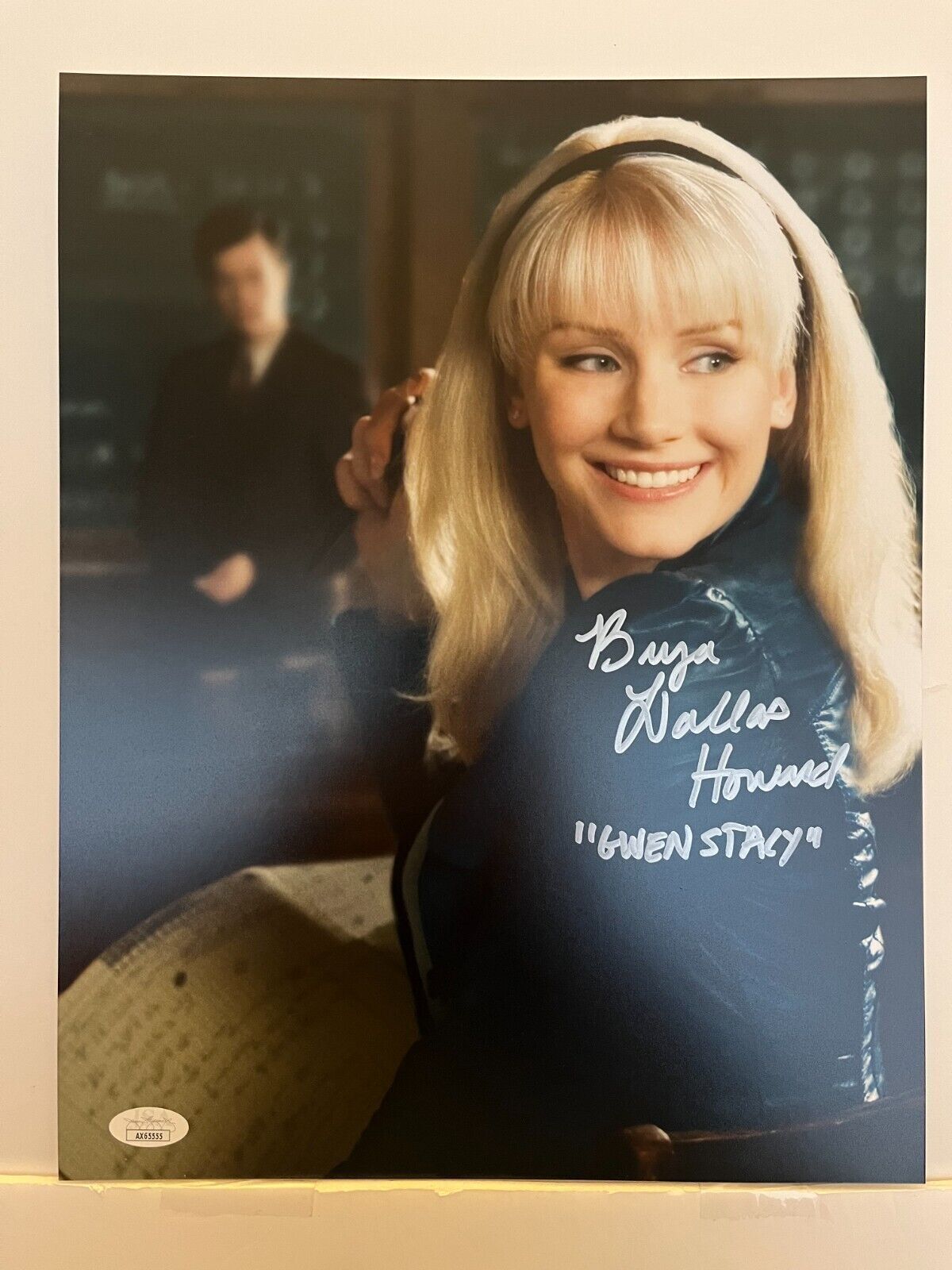 Signed Bryce Dallas Howard Actress Spiderman 11x14 Photo JSA Gwen Stacey 2