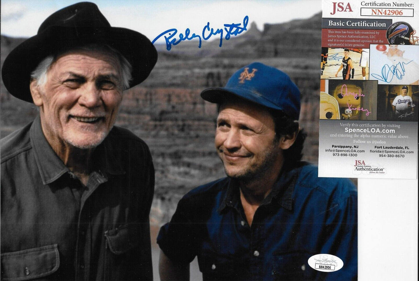 Signed Billy Crystal City Slickers Autographed 8x10 Photo #2 JSA Authentication