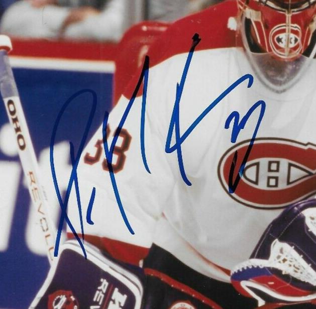 Signed Patrick Roy Montreal Canadiens Hall of Famer 8x10 w JSA Authentication