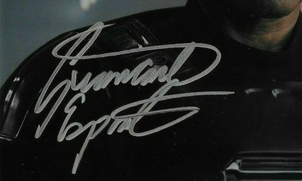 Signed Giancarlo Esposito The Mandalorian 8x10 photo #1 with JSA Authentication