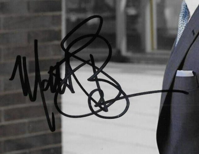 Signed Matt Bomer The Last Tycoon Autographed 8x10 Photo #1 w JSA Authentication