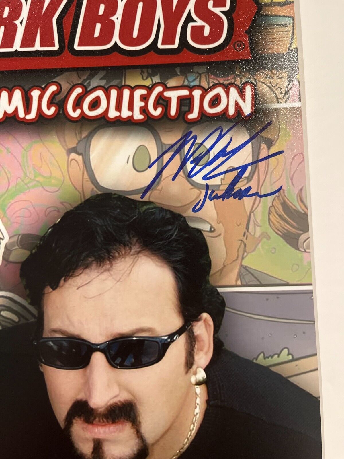 Photo signée Ricky Bubbles Julien Trailer Park Boys Acteur 12x18 JSA 2