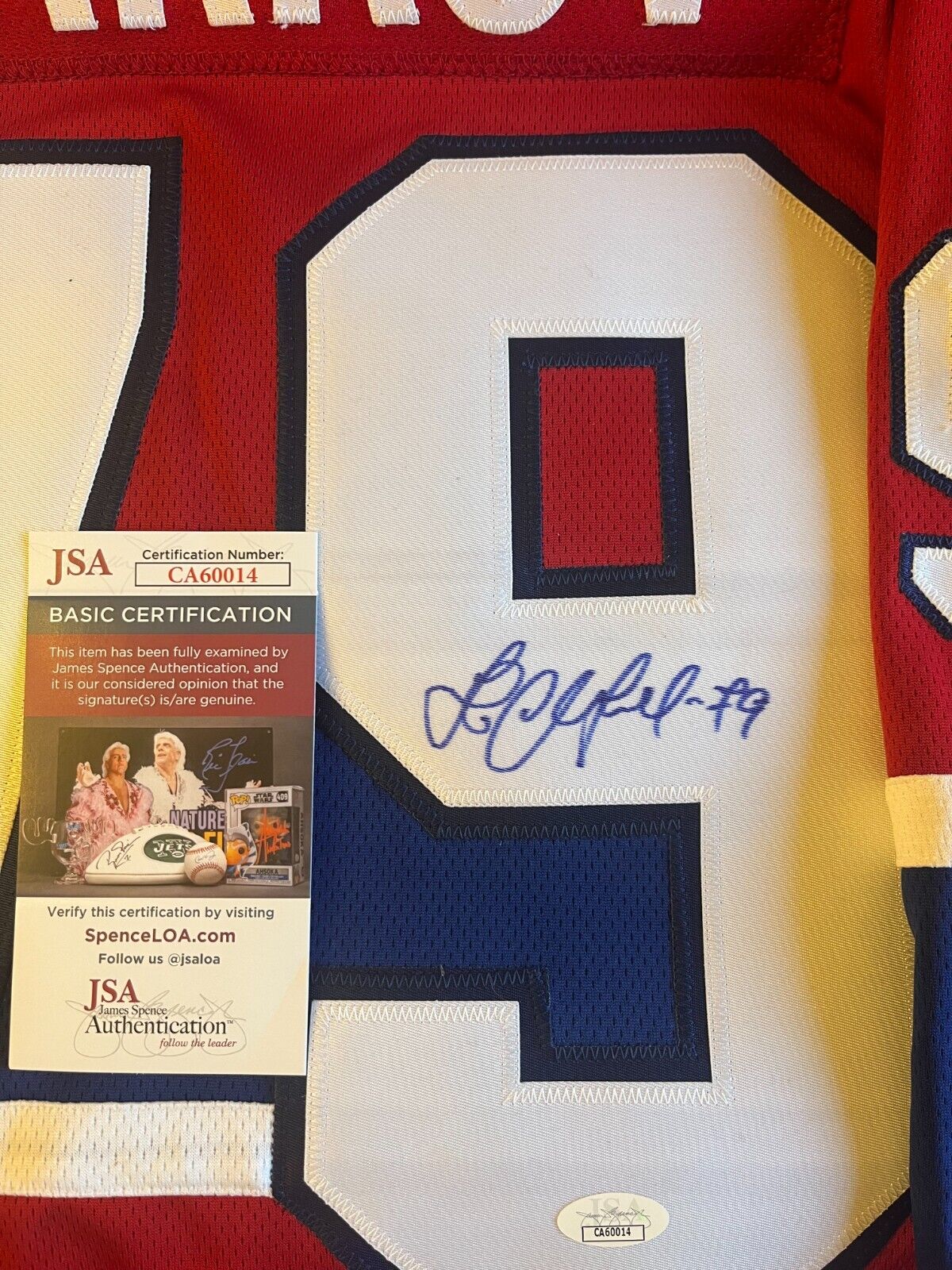 Maillot autographié par Andre Markov des Canadiens de Montréal Fanatics JSA