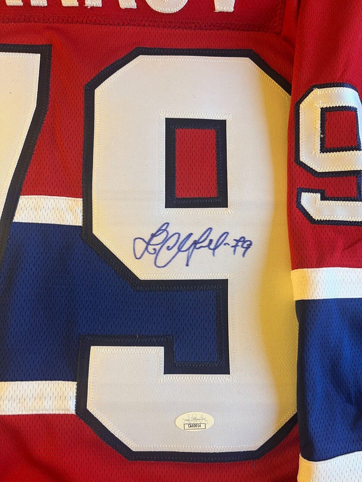 Maillot autographié par Andre Markov des Canadiens de Montréal Fanatics JSA