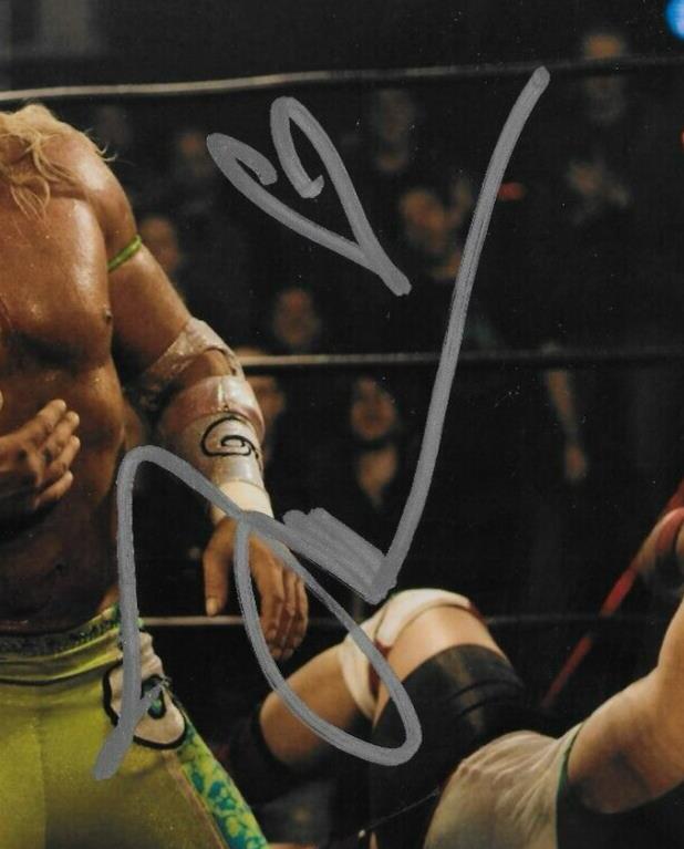 Signed Mickey Rourke The Wrestler Autographed 8x10 Photo #2 w JSA Authentication