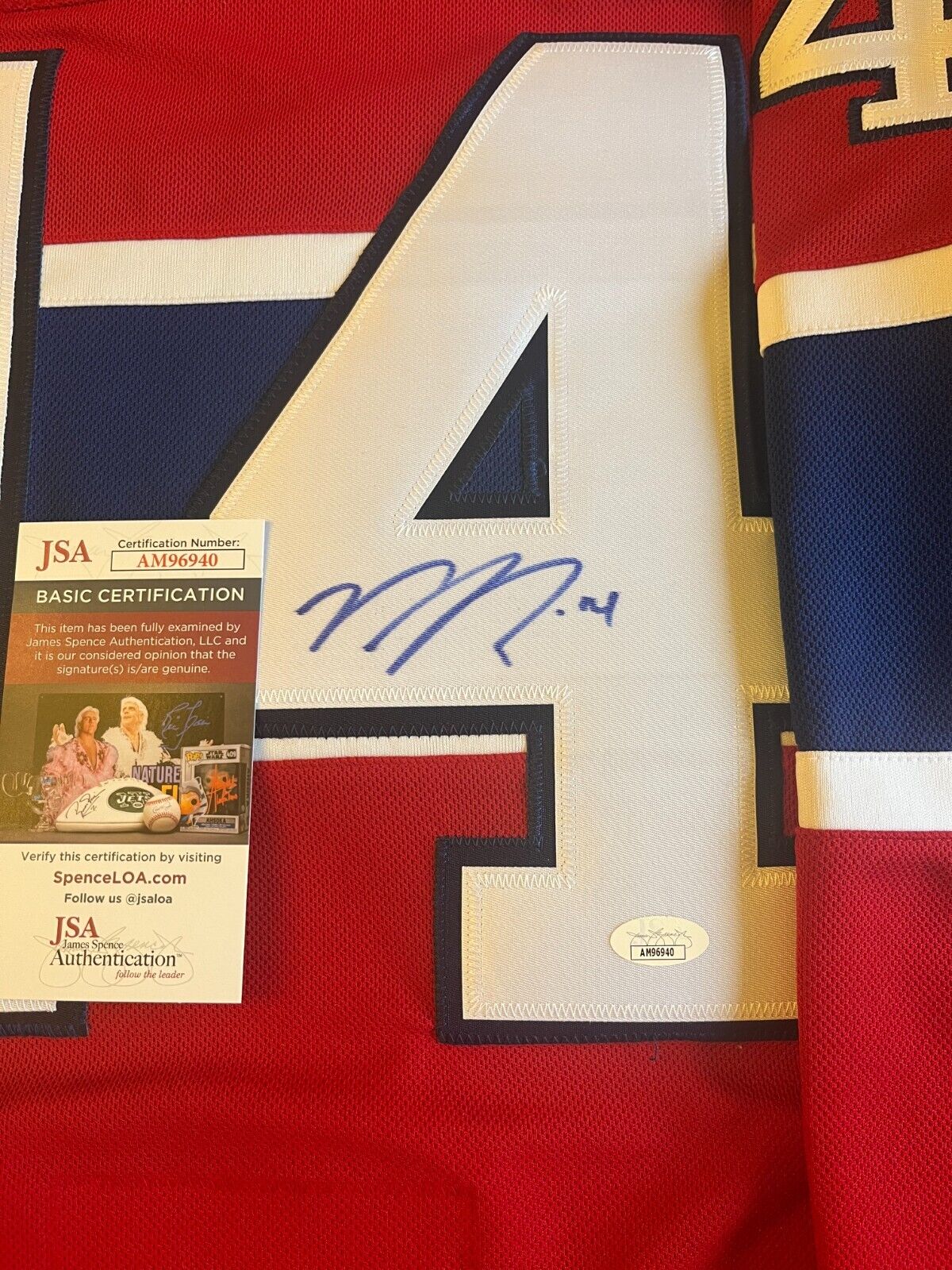 Signed Authentic Fanatics Montreal Canadiens Nick Suzuki Jersey with JSA
