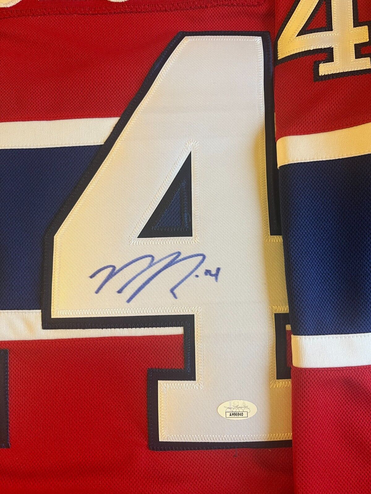 Signed Authentic Fanatics Montreal Canadiens Nick Suzuki Jersey with JSA