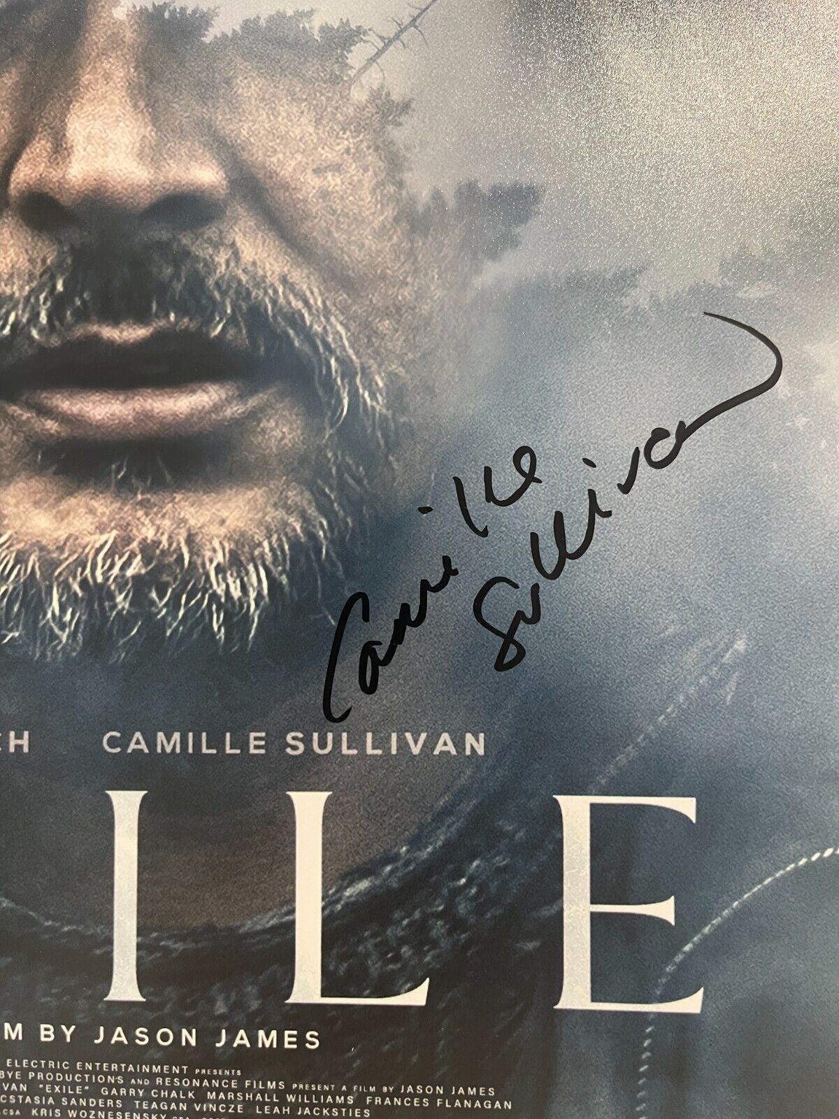 Signed Camille Sullivan Exile 12x18 Photo Actress JSA