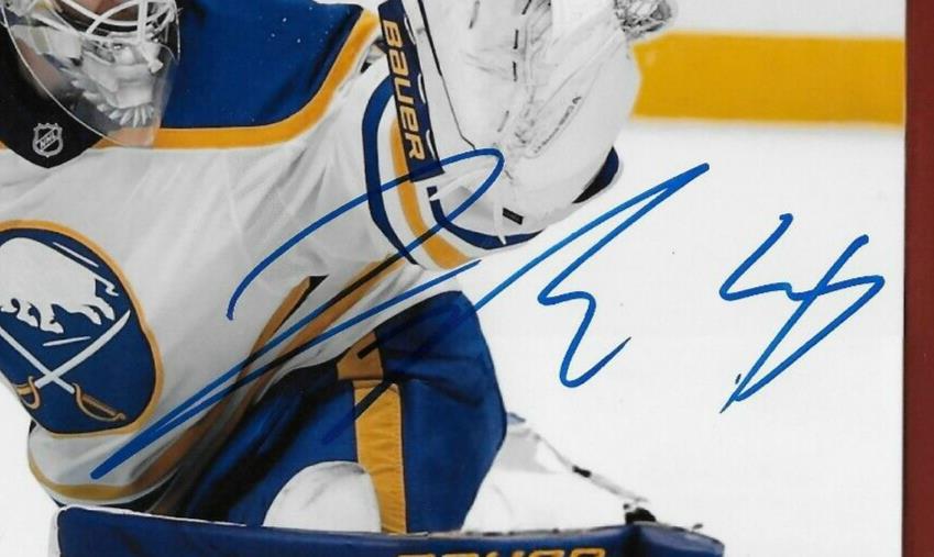 Signed James Reimer Buffalo Sabres Autographed 8x10 Photo #1 Original