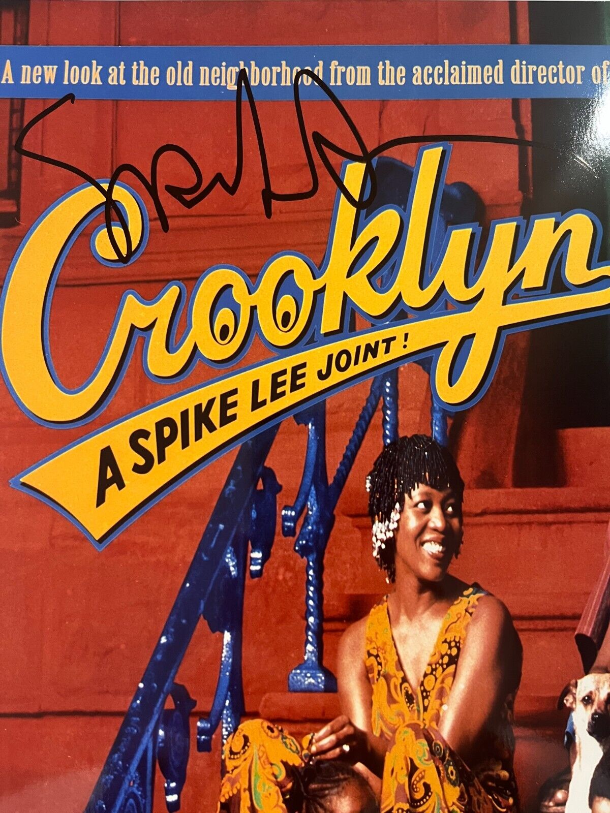 Signed Crooklyn 12x18 Photo Director Spike Lee Actor JSA