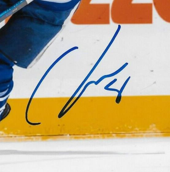 Signed Chris Tanev Toronto Maple Leafs Autographed 8x10 Photo #1 Original