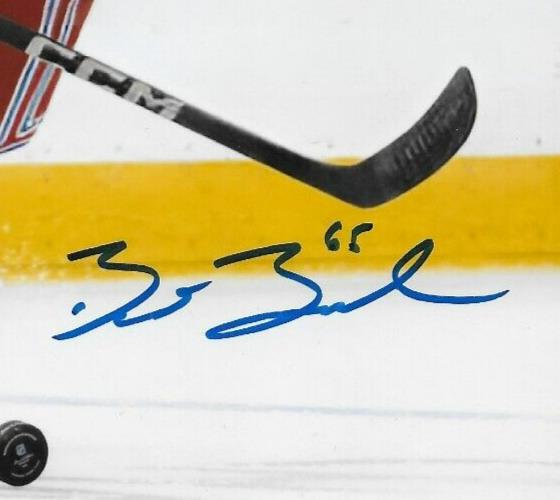Signed Brett Berard New York Rangers Autographed 8x10 Photo #1 Original