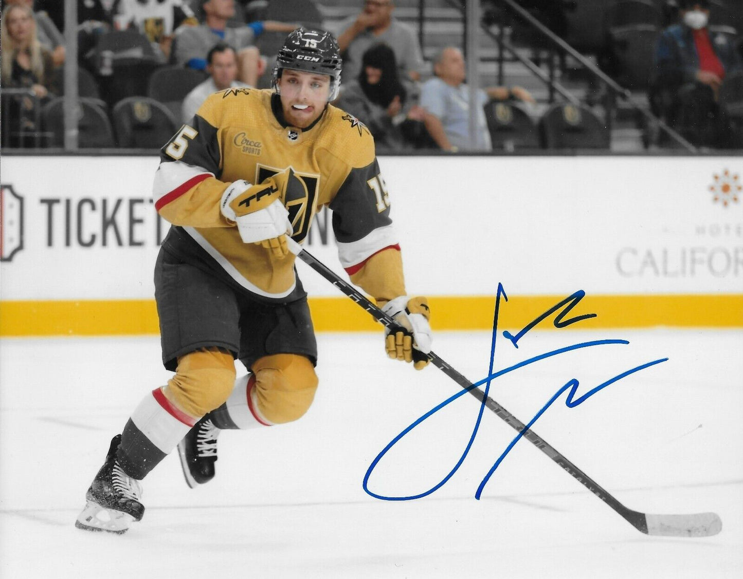 Signed Jake Leschyshyn Vegas Golden Knights Autographed 8x10 Photo #3 Original