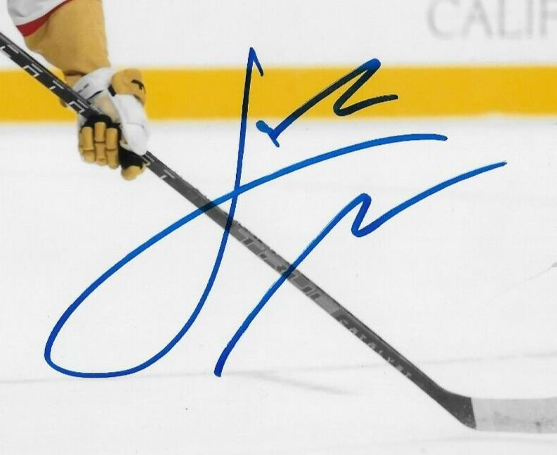 Signed Jake Leschyshyn Vegas Golden Knights Autographed 8x10 Photo #3 Original