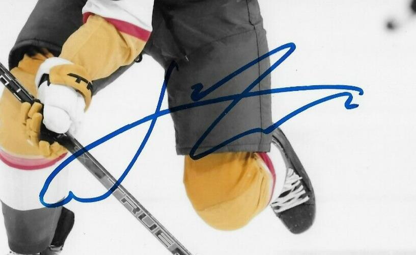 Signed Jake Leschyshyn Vegas Golden Knights Autographed 8x10 Photo #4 Original